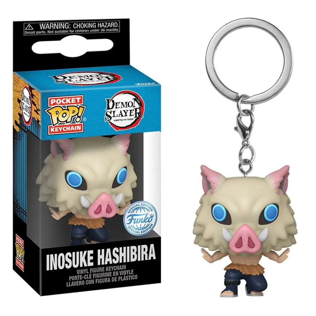 Popular Anime Merchandise - พวงกุญแจฟันโกะป๊อป นักฆ่าปีศาจ อินอสุเกะ ฮาชิบิระ ของเล่น ฟิกเกอร์อนิเมะ