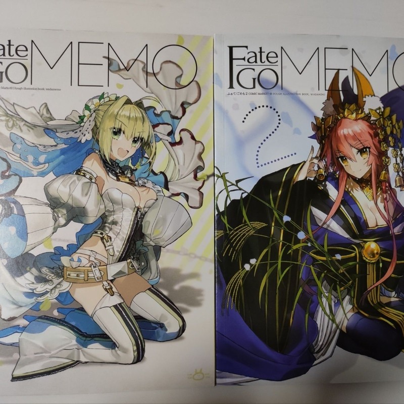 Fate Anime Merchandise - 2 เล่ม Fate GO MEMO 1